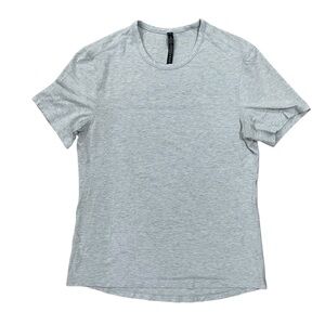 Lululemon 5 Year Basic Tee Shirt Updated Fit Heather Core Light Grey Size Medium